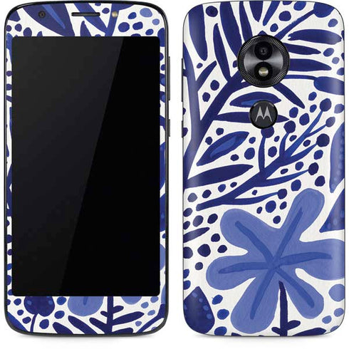 Cat Coq Blue Garden Moto E5 Play Skin